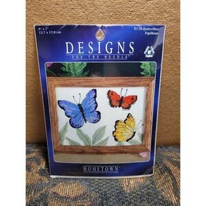 Vintage Designs for the Needle~ Butterflies Cross- Stitch- NIP